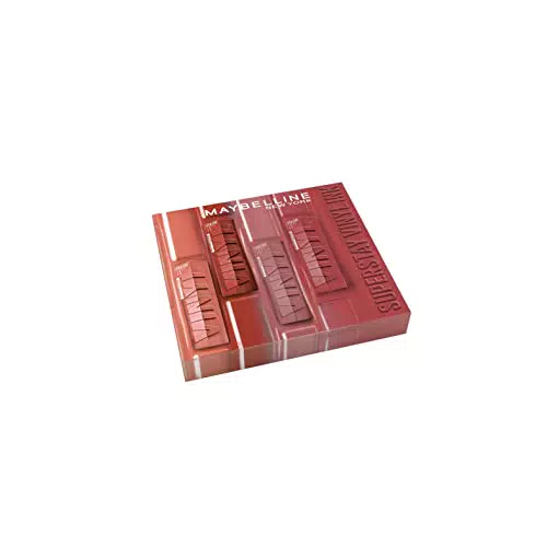 Coffret Rouges à Lèvres Liquides Maybelline New York Effet Vinyl Brillant