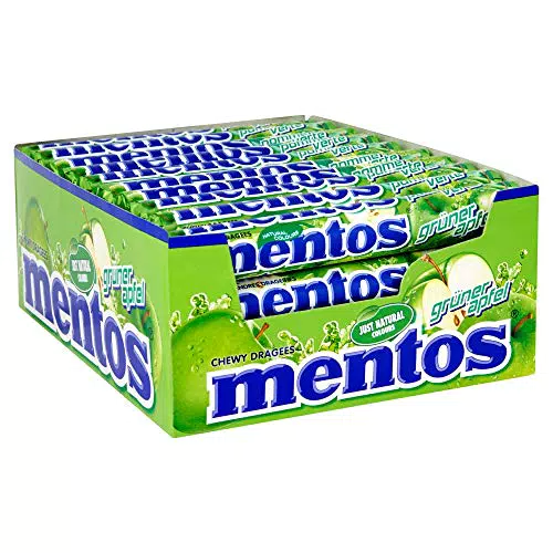 Mentos - Boîte de Bonbons Pomme Verte à Partager