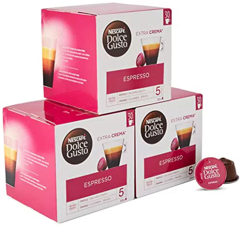 Nescafé Dolce Gusto Espresso - Café en Capsules - Pack de 3 Boîtes