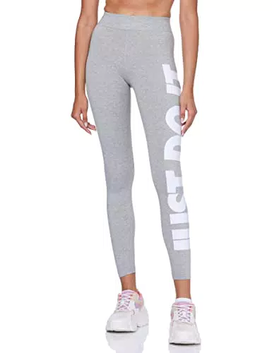 Leggings Nike Essential GX - Donna - Grigio Scuro/ Bianco