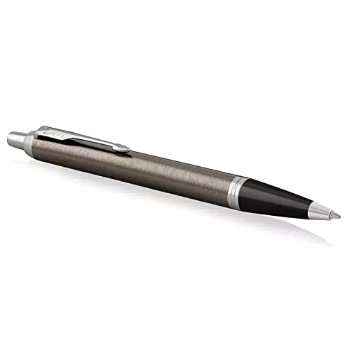 Stylo à bille Parker IM | Pointe moyenne | Encre bleue | Coffret cadeau