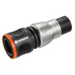 Raccord d'arrosage Aquastop 19 mm de Gardena : connecteur enfichable avec Aquastop