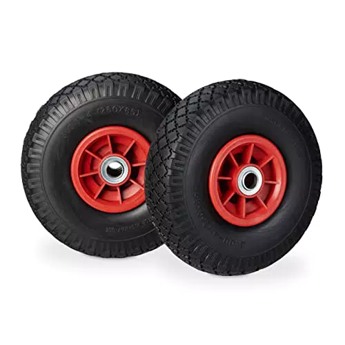 Roue de Diable en Caoutchouc pour Brouette, Taille 3.00-4", 260 x 85 mm