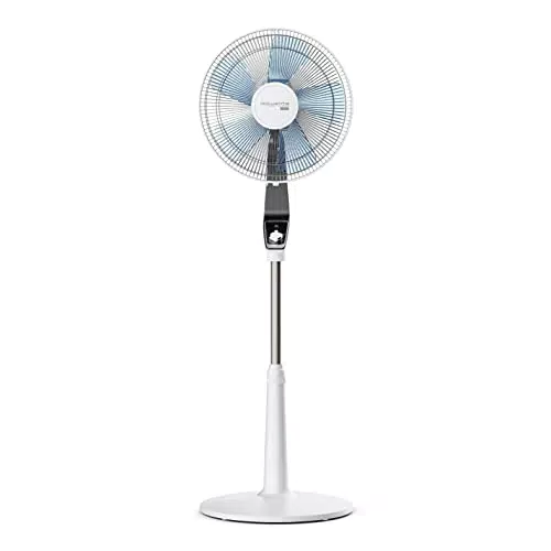 Ventilateur sur pied Rowenta Turbo Silence Extreme 40 cm - Puissant et Silencieux - Oscillation Automatique - Orientation Réglable