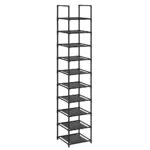 Étagère à Chaussures SONGMICS 10 Niveaux en Métal et Tissu Non-tissé