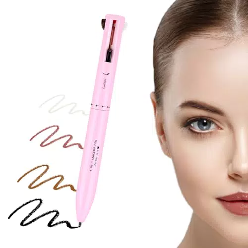 Stylo Maquillage Waterproof 4 Couleurs Yeux et Lèvres - Marque X