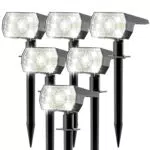 Projecteur Solaire Exterieur Sunkenet LED 3 Modes Pour Jardin et Allée