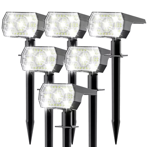 Projecteur Solaire Exterieur Sunkenet LED 3 Modes Pour Jardin et Allée