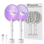Raquette Anti Moustique Électrique Rechargeable USB avec Éclairage LED