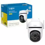 Caméra de Surveillance Extérieure TP-Link Tapo 2K PTZ C520WS - Vision Nocturne Couleur, Détection de Personne, Étanche IP66