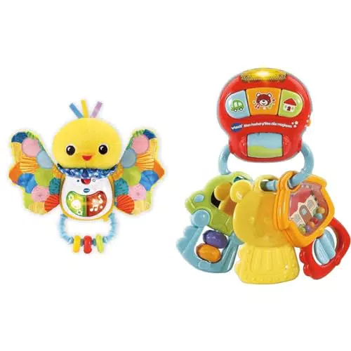 Hochet Bébé Interactif et Musical VTech Piou-Piou Sens et Éveil Musical