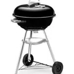 Weber Barbecue Charbon Compact Kettle Charcoal Grill Ø 47 cm & Cheminée d’Allumage Compacte Rapidfire