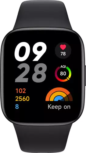 Montre Connectée Xiaomi Redmi Watch 3 avec Écran AMOLED 1,75" et Fonctionnalités Santé