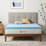 Surmatelas Zinus Gel Rafraîchissant en Mousse à Mémoire de Forme - 140x190 cm - Hauteur 7.6cm