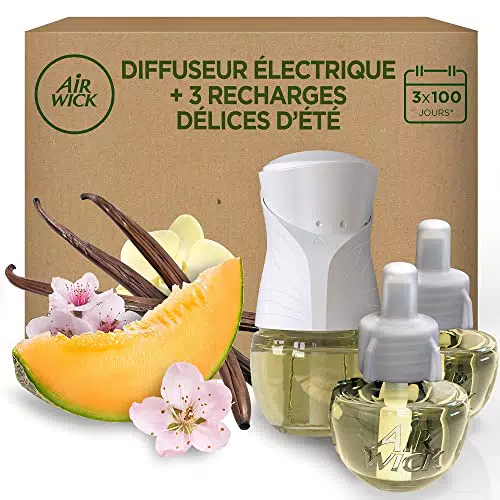 Diffuseur Electrique Air Wick Maison + Recharges Parfum Délices d'été