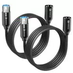 Câble Micro XLR Professionnel Compatible avec Microphone Symétrique - 5m
