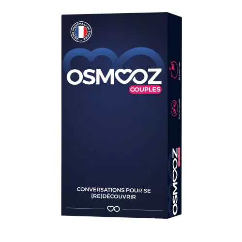 Jeu de Cartes pour Couples OSMOOZ - Idée Cadeau Idéale - Fabriqué en France