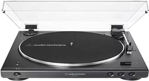 Platine Vinyle Audio-Technica LP60XBTBK Sans Fil à Entraînement Automatique