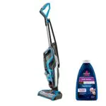 Aspirateur Multifonction BISSELL CrossWave 3 en 1 - Nettoyant pour Tapis et Sols Durs - Noir/Titane