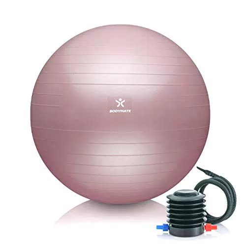 Ballon Fitness BODYMATE avec Pompe et E-Book Offert