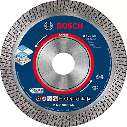 Bosch Accessories 1x Disques à tronçonner diamantés Expert HardCeramic X-LOCK