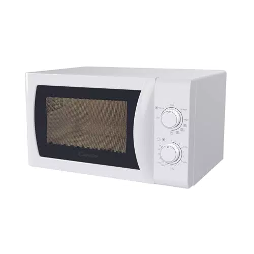 Four Micro-ondes Candy Idea CMG20SMW 700 W 20L Gril Décongélation Rotation 25,5cm Blanc.