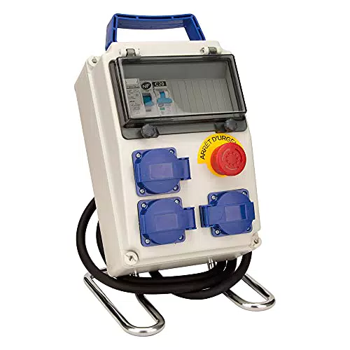 Coffret chantier IP54 équipé avec accessoires - Zenitech