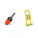 EDMA 264055 THE DIMPLER - Porte-embout de vissage aimanté spécial plaquiste & Stanley Fmht0-20559 Scie pour Usage Général Gamme Fatmax - Découpe du Plâtre - 8 dents/Pouce - denture Triple Biseaux