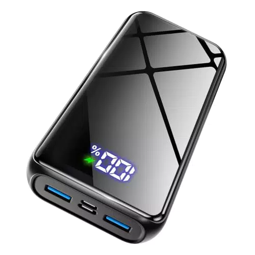 Batterie Externe FAHEFANA 20000mAh USB C PD3.0+QC4.0 Charge Rapide - 3 Sorties 2 Entrées LED Display