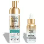 Coffret Garnier Ambre Solaire Autobronzant Visage + Mousse Corps - Hâle Naturel - Tous Types de Peaux