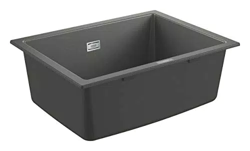 GROHE Evier composite avec égouttoir K500 1160 x 500 mm Noir Granite 31647AP0