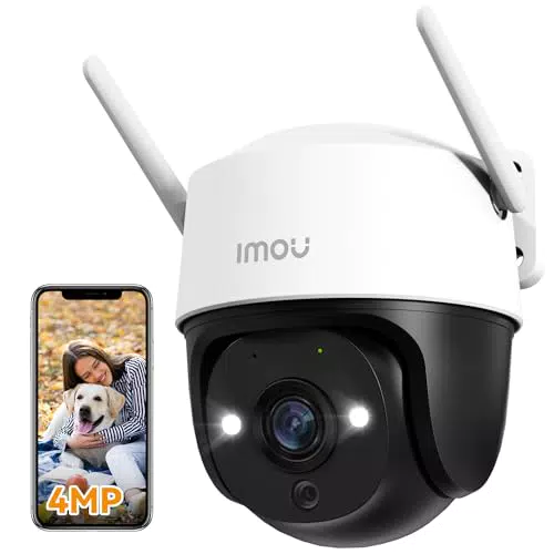 Caméra de Surveillance WiFi Extérieure Imou PTZ 360° IP, Vision Nocturne 30M, Détection Humaine AI, Suivi Intelligent - Étanche IP66, Audio Bidirectionnel, Sirène