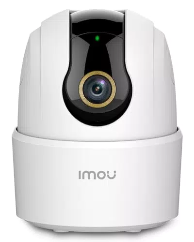 Caméra de Surveillance WiFi Intérieure Imou 3K 5MP 360° Connectée Smartphone avec Détection Humaine AI et Sirène Audio Bidirectionnel - Compatible Alexa - Idéal pour Bébé et Animaux