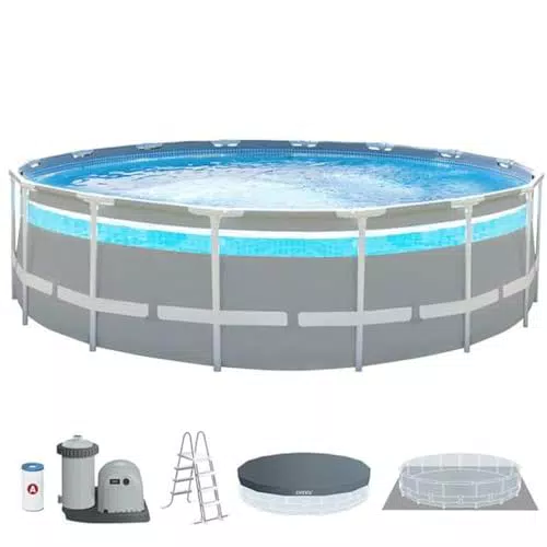 Piscine Tubulaire Intex Clear Window 4,88 x 1,22m