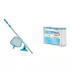 Ensemble d'entretien pour piscine Intex & Lot de 3 cartouches de filtration