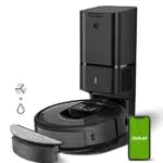 iRobot Roomba i7+ - Aspirateur Robot connecté - Station d'autovidage - 2 Brosses Caoutchouc - Idéal Animaux - Cartographie