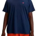 T-shirt Homme Levi's Big & Tall Original Housemark - Bleu