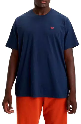 T-shirt Homme Levi's Big & Tall Original Housemark - Bleu