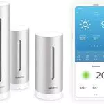 Station Météo Intérieur Extérieur Connectée Netatmo avec Module Additionnel Intérieur - Compatible Amazon Alexa