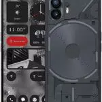 Smartphone Nothing Phone - 256 Go + 12 Go Ram, Double caméra 50 MP, Ecran OLED 6,7, Android 5G, Gris foncé