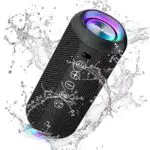 Enceinte Portable Bluetooth Ortizan avec Bass Puissantes et Étanche IPX7