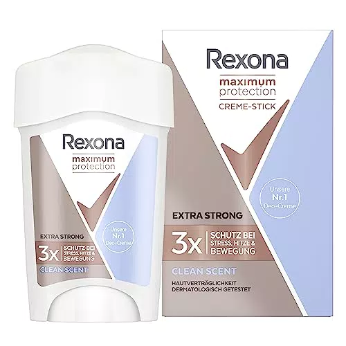 Rexona Déodorant Stick Anti-Transpirant Confidence 96H 45ml - Pack de 3