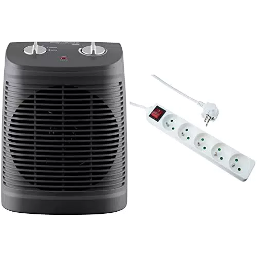 Rowenta Soufflant Instant Comfort Compact & Expert Line Multiprise Électrique 5 Prises - Blanc