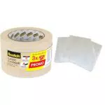 Ruban de Masquage Classic Premium NESPOLI - Pack Promo 3 Rouleaux 24mm x 50m