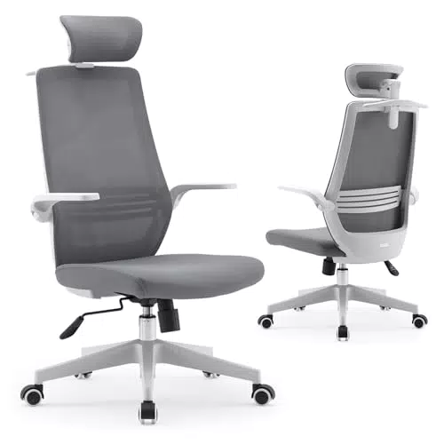 Chaise de Bureau Ergonomique SIHOO M76A avec Dossier en Maille et Support Lombaire ajustable