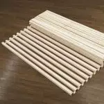 Sommier à Lattes Enroulable en Bois Massif de Qualité Supérieure - Adaptable pour Matelas 70x190