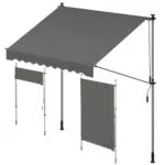 Store Banne Rétractable Manuel Réglable en Hauteur avec Manivelle - Balcon Jardin Terrasse