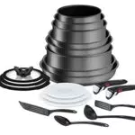Batterie de Cuisine Tefal Ingenio: Poêles et Casseroles Induction, Revêtement Antiadhésif, Empilable - Fabriqué en France