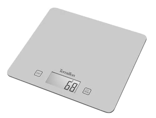 Balance de Cuisine TERRAILLON T1040 - Capacité 5 kg - Fonction Tare et Conversions Liquides