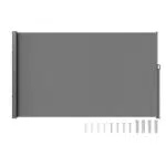 Auvent Latéral Rétractable VEVOR 180x300 cm - Paravent Extérieur Imperméable pour Jardin, Balcon, Terrasse